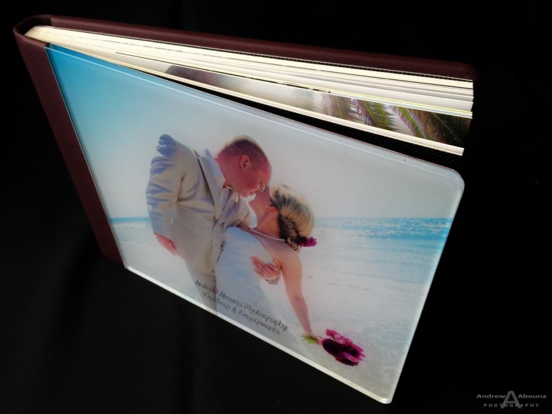 Crystal Glance Acrylic 8x12 Wedding Album and 4x5 Parent Book_GraphiStudio Italy by San Diego Photographer Andrew Abouna-1