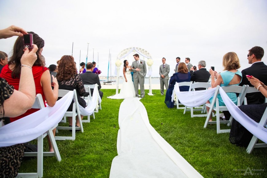 Krupa and Chris Catamaran Wedding Photos by San Diego Wedding Photographer Andrew Abouna