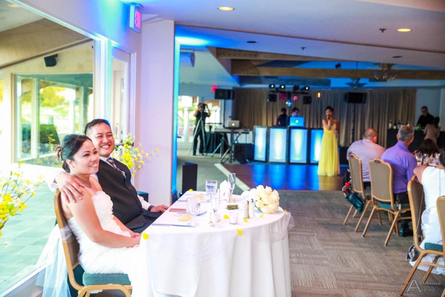 Ritafe and Jeff St Mark Golf Club Wedding Reception by San Diego Wedding Photographers Andrew Abouna