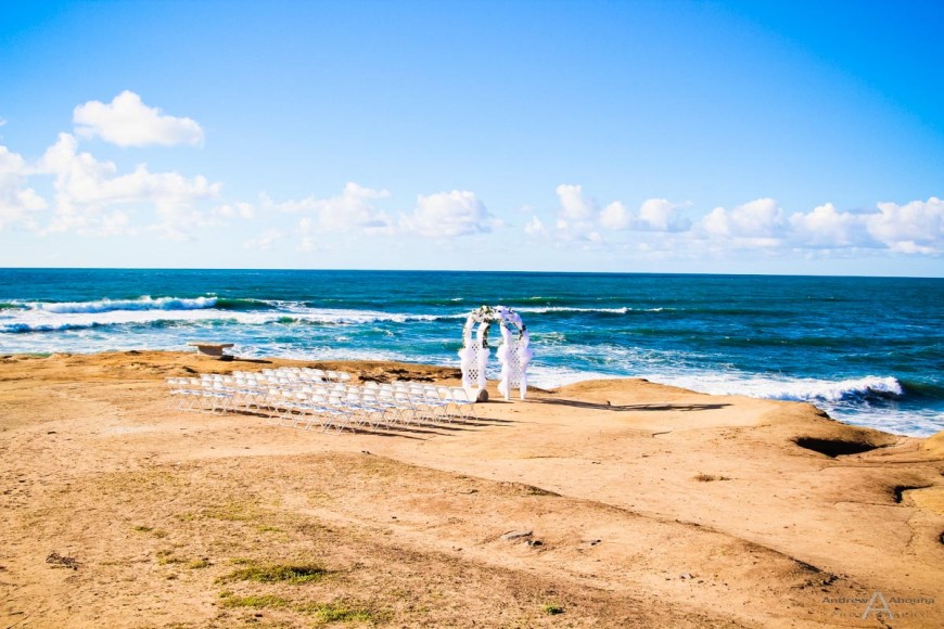 Carrie and Rob Sunset Cliffs Wedding by San Diego Wedding Photographer Andrew Abouna