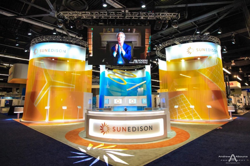 Plus Studios SunEdison at Solar Power International Expo Photography Anaheim by Commercial Event Photographer of San Diego Andrew Abouna