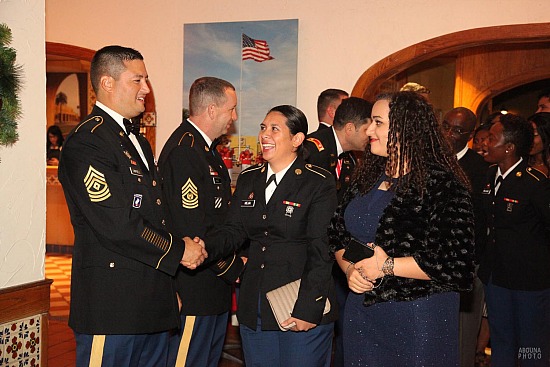 U.S. Army 305th Engineer Company Dining Out at MCRD
