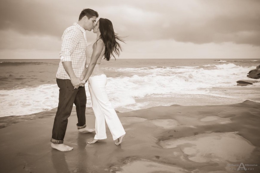 Lindsay and Jim Engagement Photos La Jolla 042514 by San Diego Wedding Photographer Andrew Abouna