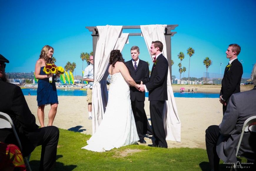 Kristen and David Mission Beach Womens Club Wedding by San Diego Wedding Photographer Andrew Abouna