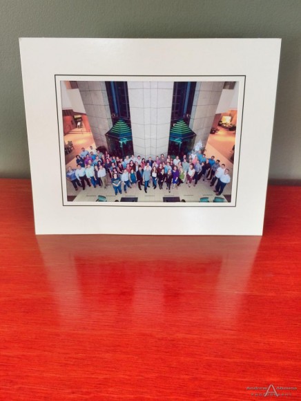 Microsoft NSO San Diego Event Photography Group Photo Print in Easel