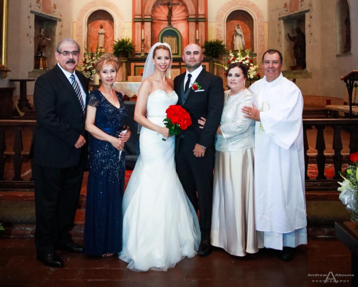 Valerie and Raul Mission San Diego de Alcala Wedding by San Diego Wedding Photographers Andrew Abouna