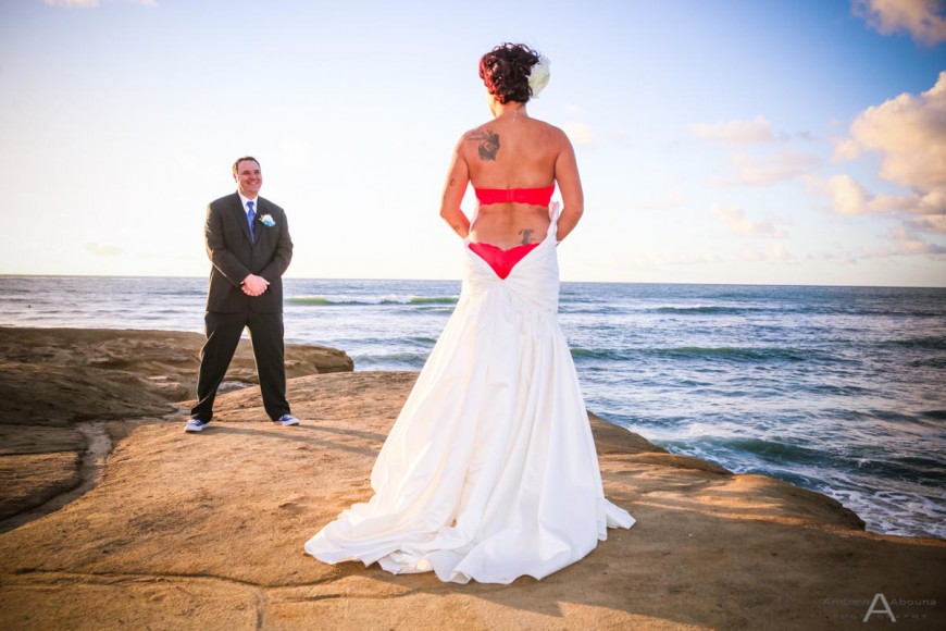 Carrie and Rob Sunset Cliffs Wedding in San Diego