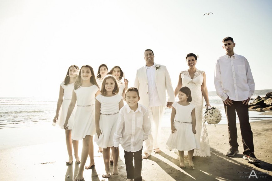 Debra and Aldrick Coronado Beach Wedding by San Diego Wedding Photographers Andrew Abouna
