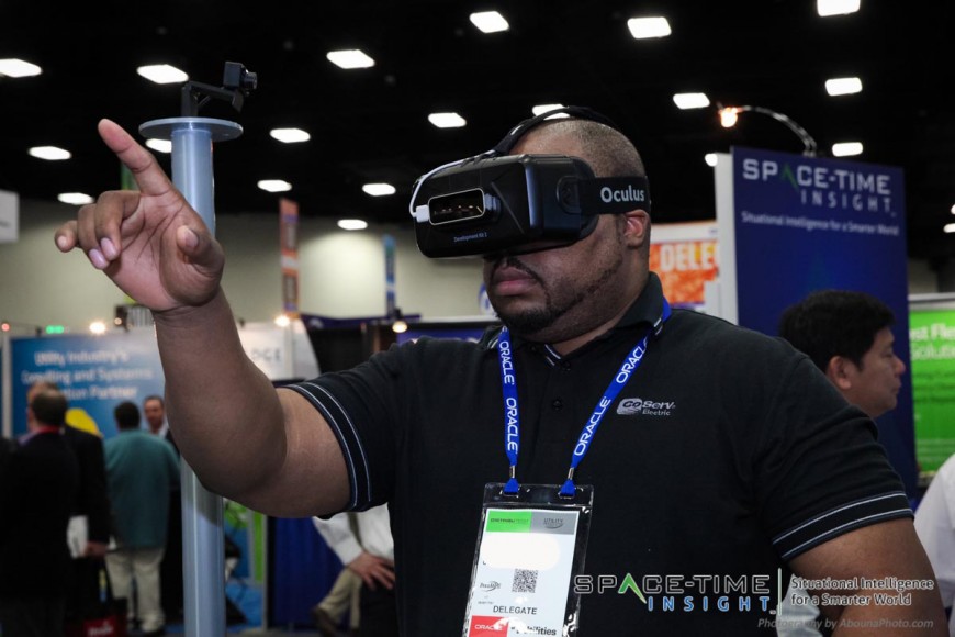 Space-Time Insight Oculus Experience at DistribuTech 2015 by San Diego Event Photographer Andrew Abouna