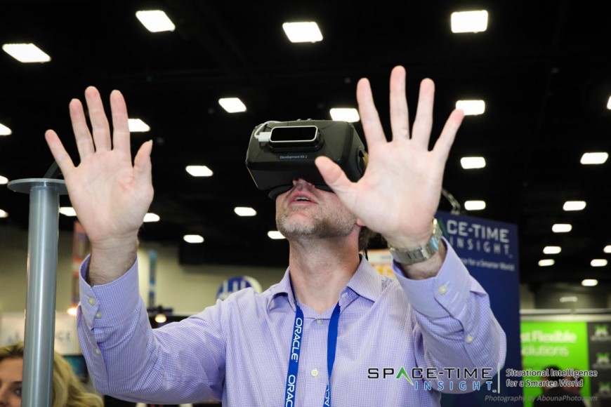 Space-Time Insight Oculus Experience at DistribuTech 2015 by San Diego Event Photographer Andrew Abouna