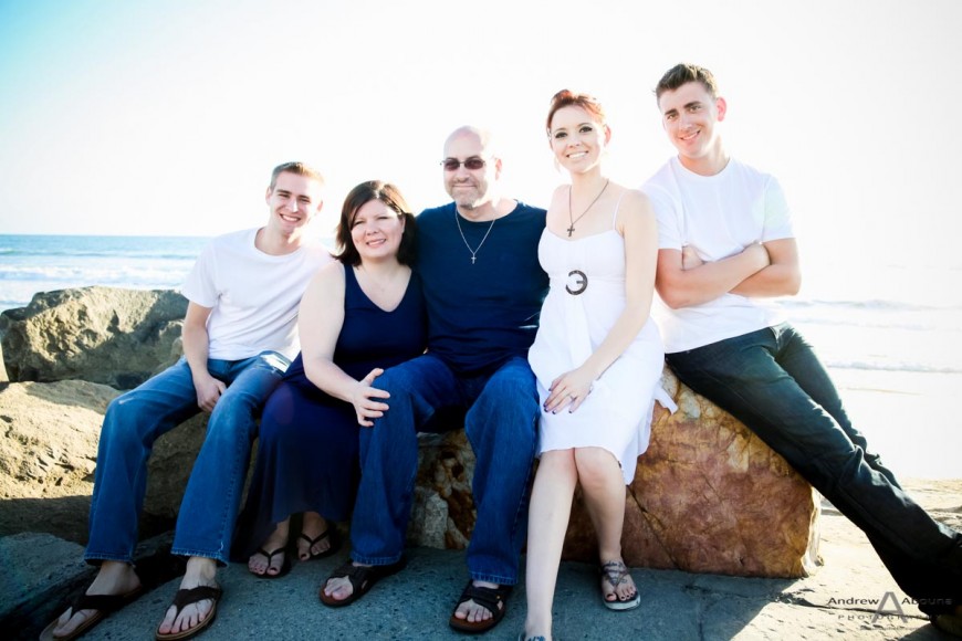 Brittany Paul Family Portraits Oceanside California by San Diego Photographers Andrew Abouna
