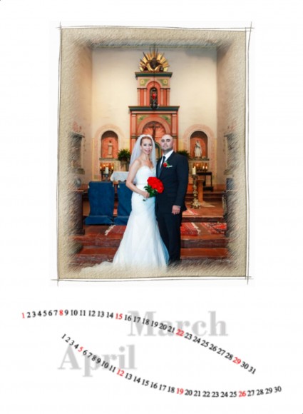Valerie and Raul wedding calendar by San Diego Wedding Photographers Andrew Abouna_003