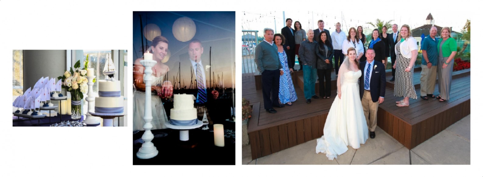 Laura and Davids Wedding Book - San Diego Yacht Wedding by Wedding Photographers Andrew Abouna - Pages 40-41