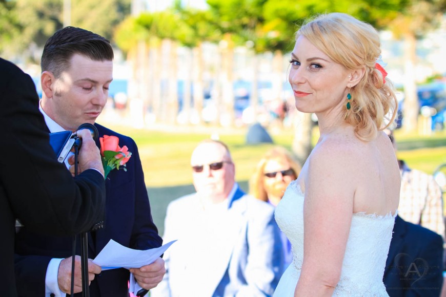 Amber and Sean La Jolla Cove wedding photos by San Diego Wedding Photographer Andrew Abouna