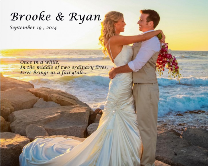 Brooke & Ryan's Wedding Book Compliments their Wedding by San Diego Wedding Photographers Andrew Abouna