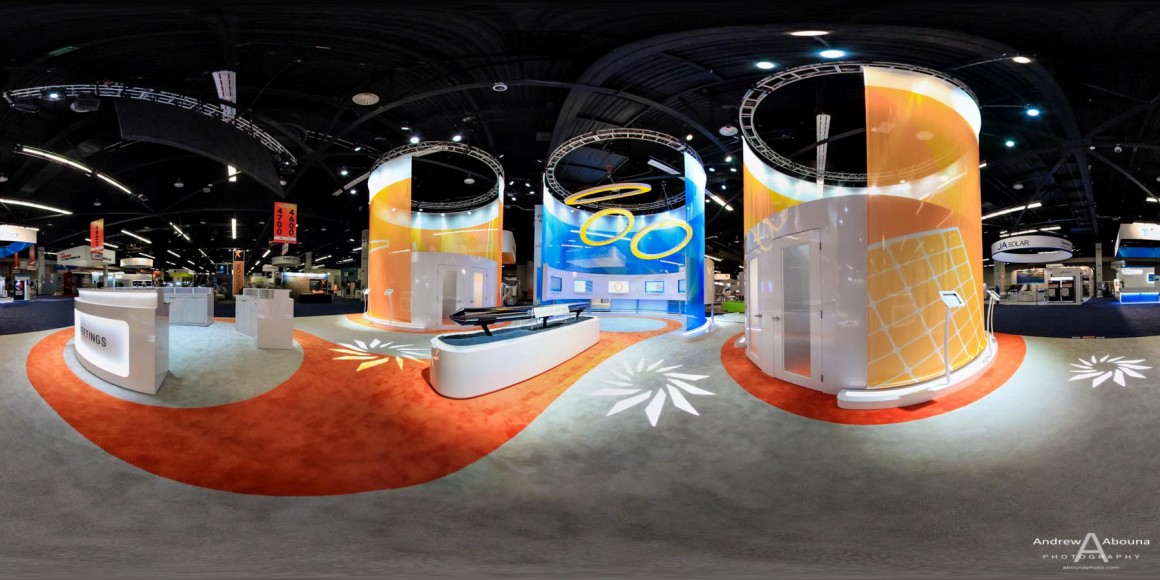 Plus Studios SunEdison at Solar Power International Expo Panorama Photography Anaheim by Commercial Event Photographer of San Diego Andrew Abouna