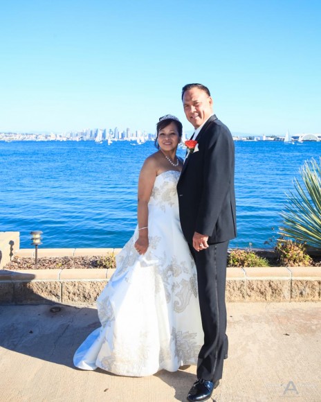 Nora and Sam Admiral Kidd San Diego Bay Wedding Photography by Andrew Abouna