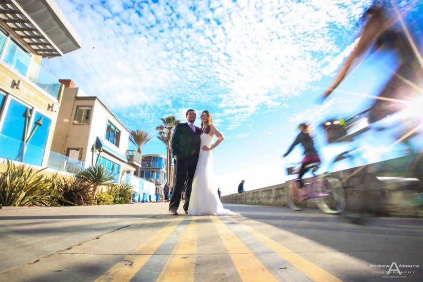 Rachel and Dan Mission Beach Wedding Photography by San Diego Photographer Andrew Abouna
