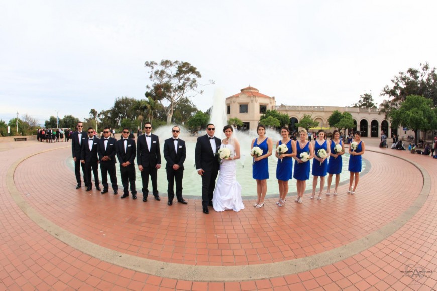 Chelsea and Sebastian-Marriott-Mission de Alcala-Balboa Park-San Diego Woman's Club-Wedding Photography by AbounaPhoto