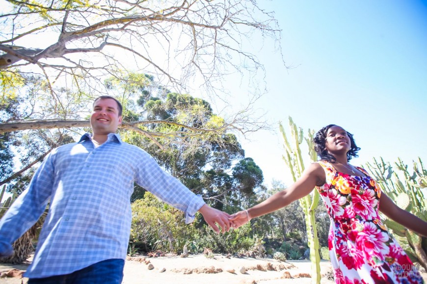 Renekia and Nick Engagement Photography Session San Diego Balboa Park by AbounaPhoto