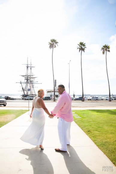 Tamika and Brad - Courthouse Waterfront Wedding San Diego - AbounaPhoto